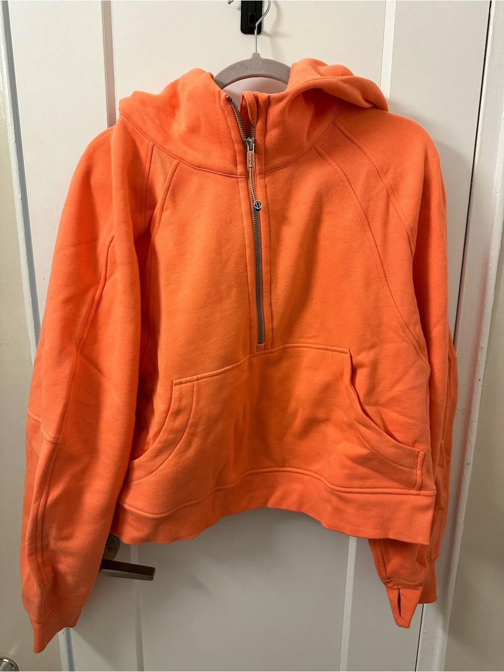 lululemon athletica Scuba Oversized Half-Zip Hoodie - Coral Kiss